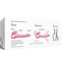 Bendable-strap-on-fake-PINK-L-V