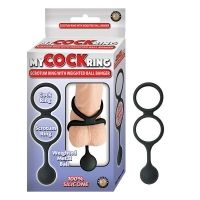 SCROTUM-RING-WEIGHTED-BALL-BANGER-BLACK